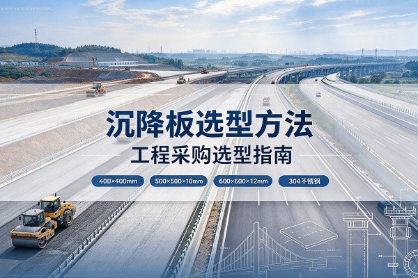 西山沉降板选择方法