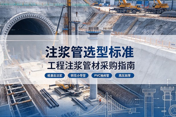 西山注浆管选型标准