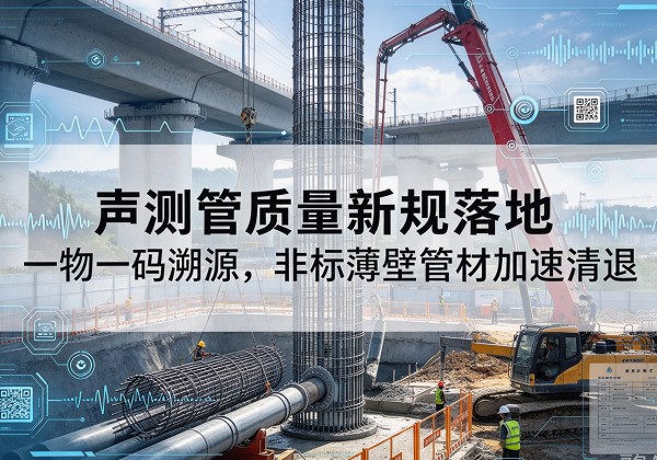 西山声测管质量新规落地，一物一码溯源，非标薄壁管材加速清退
