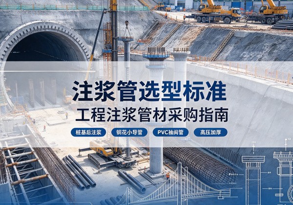 西山注浆管选型标准